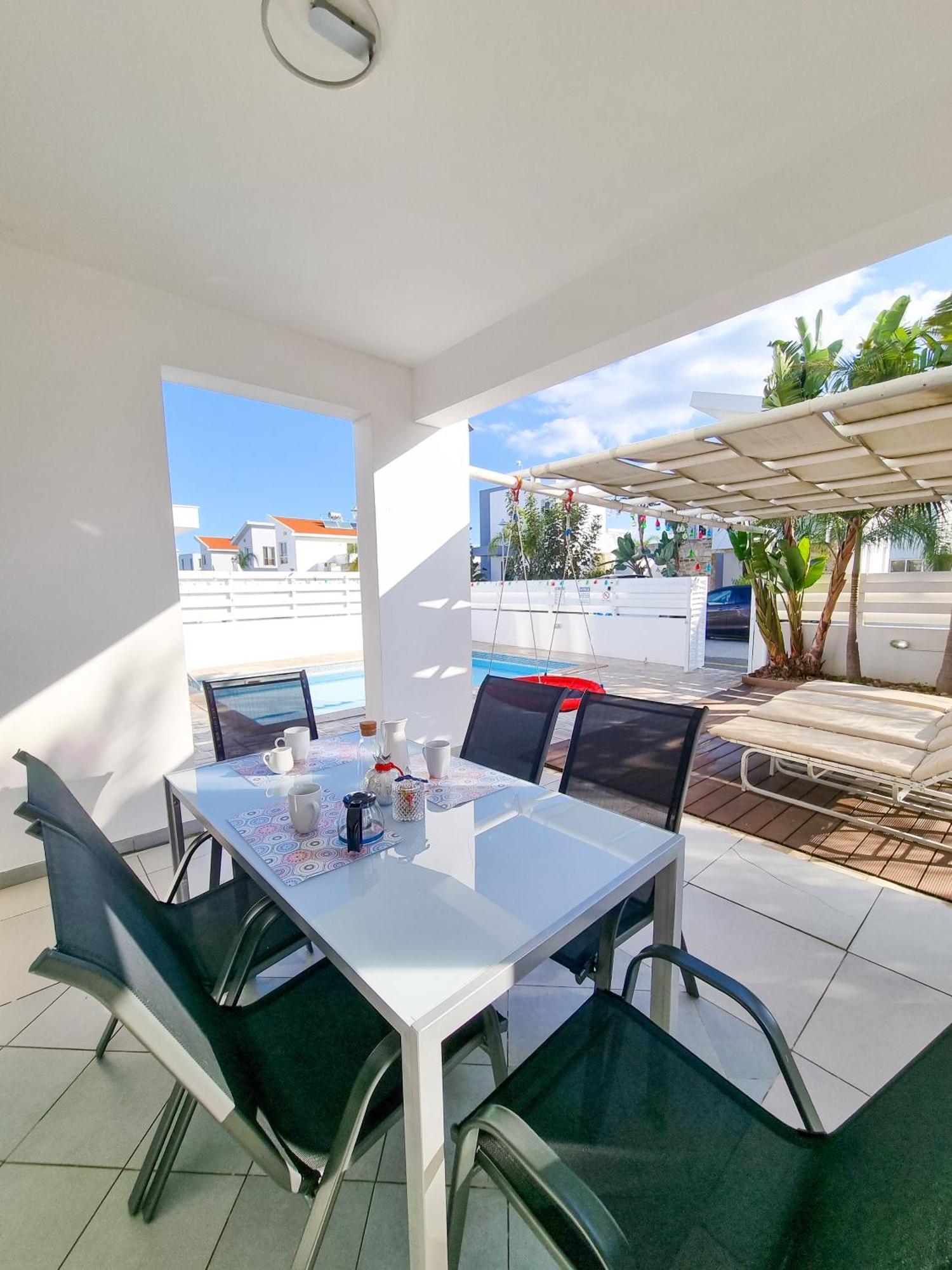 Beach Villa With Private Pool And Bbq 2 Perivolia Exterior foto