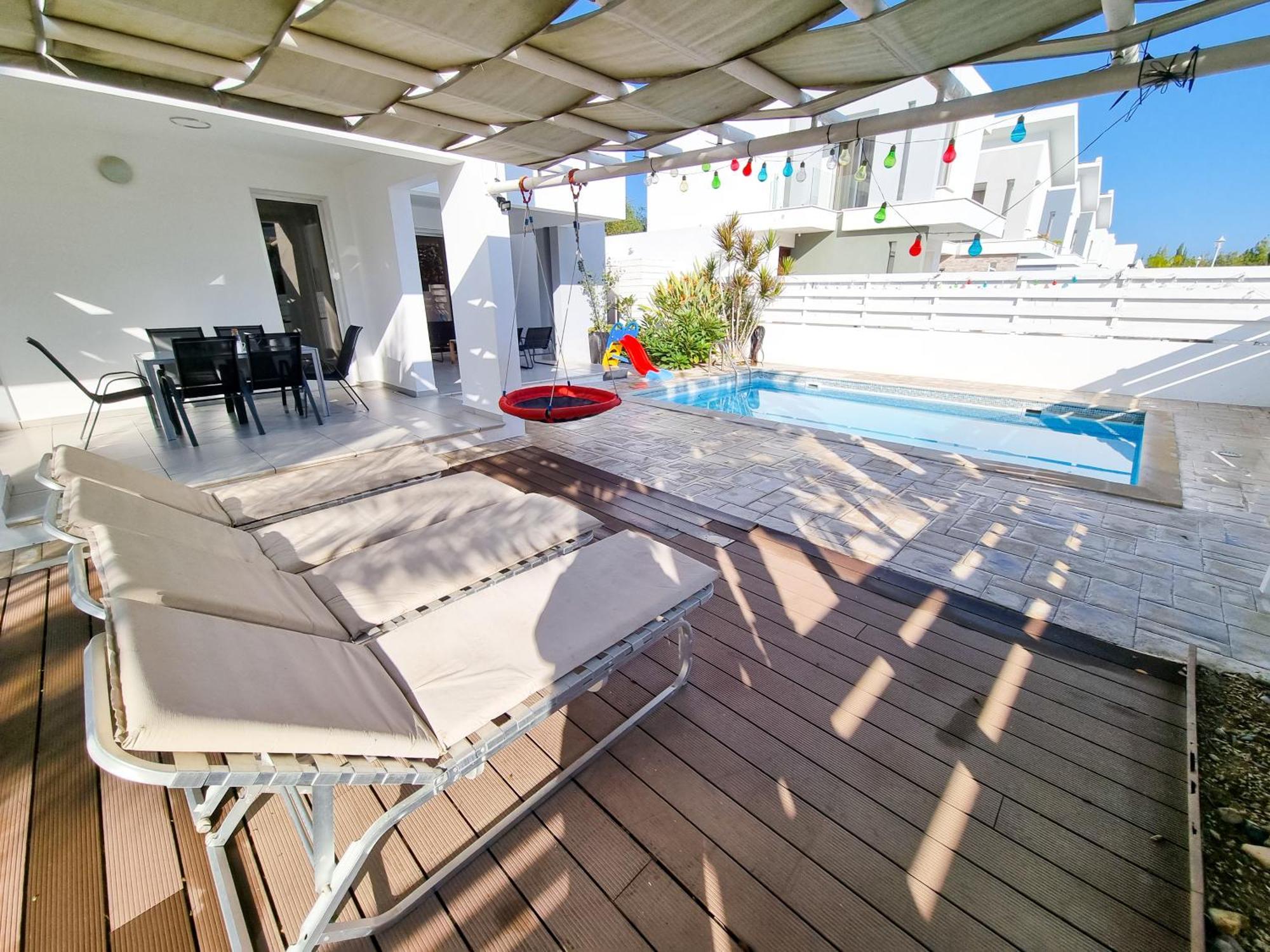 Beach Villa With Private Pool And Bbq 2 Perivolia Exterior foto